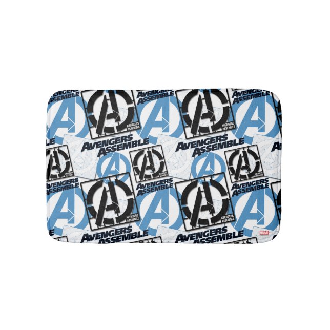Assemble Pattern Bathroom Mat (Front)