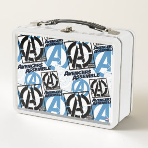 Assemble Pattern Metal Lunch Box