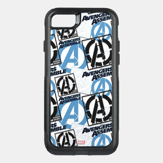 Assemble Pattern Otterbox iPhone Case (Back)