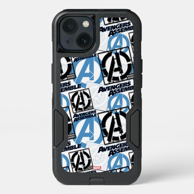 Assemble Pattern Otterbox iPhone Case (Back)