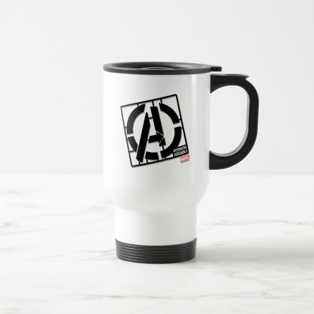 Assemble Pattern Travel Mug (Right)