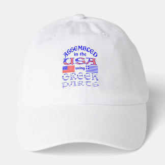 Assembled in USA Using Greek Parts Dad Hat