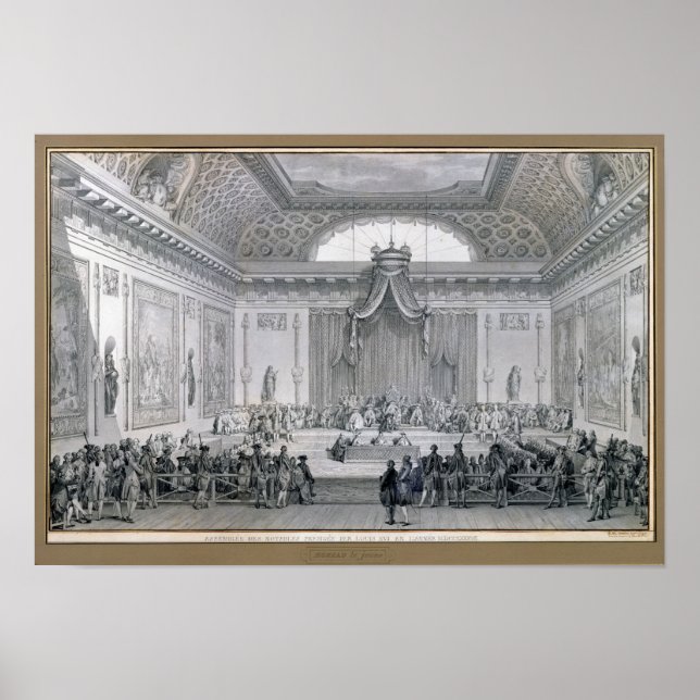 Assemblee des Notables Presided over by Louis Poster (Front)