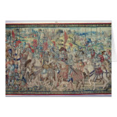Assembling the Riders, from the tapestry of 'David (Front Horizontal)