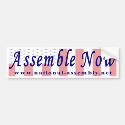 Assembly Bumper Sticker