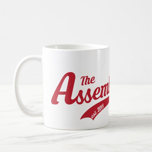 Assembly Call Text Logo Mug (Left)