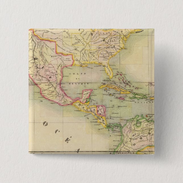 Assembly Map of America Button (Front)