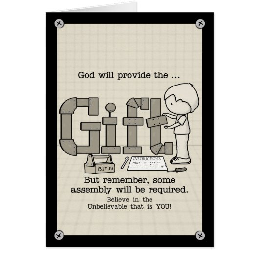 Assembly Required Cards (Front)