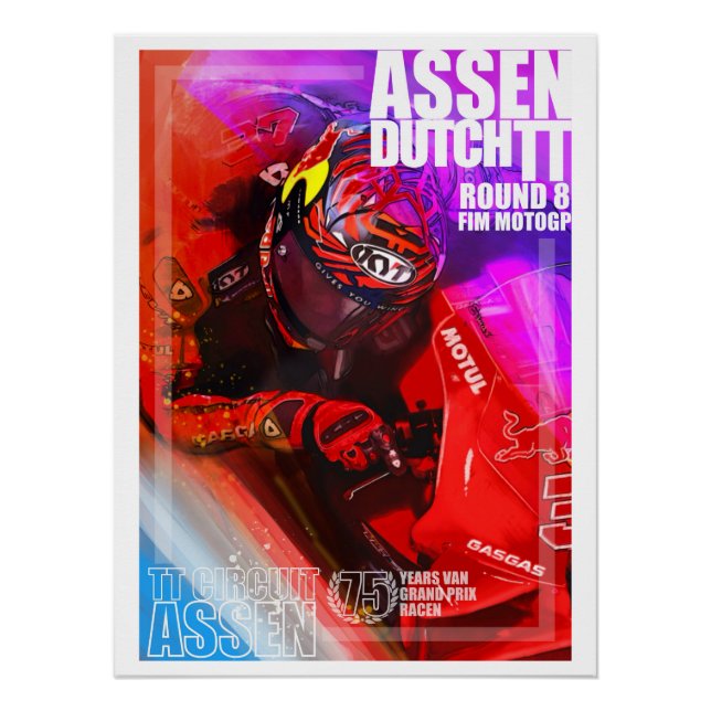 Assen, Dutch TT poster by Murraymoto (Front)