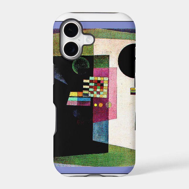 Asserting, abstract painting by Kandinsky, Case-Mate iPhone Case (Back)