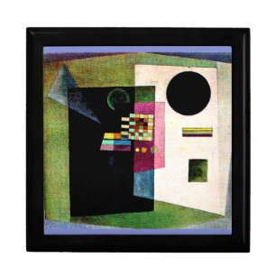 Asserting, abstract painting by Kandinsky, Gift Box