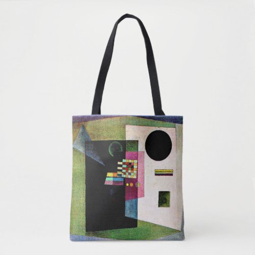 Asserting abstract painting by Kandinsky Tote Bag