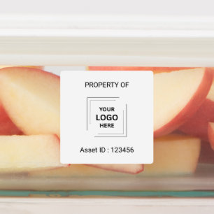 Asset ID Logo   Property of Company Business Label
