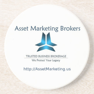 Asset Marketing Brokers Mug Coaster