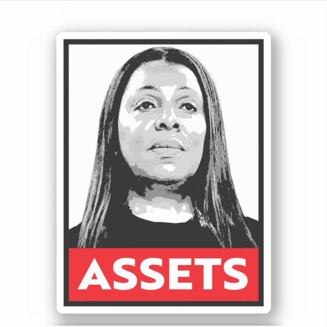 ASSETS: Letitia James Sticker (Front)