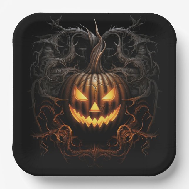 Assiettes en carton Moonlit Mysteries Paper Plates (Front)