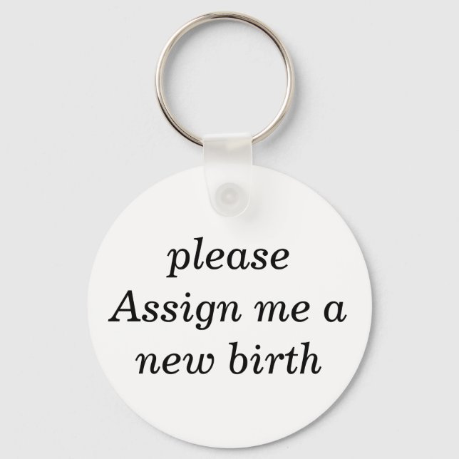 assign me a new birth keychain (Front)