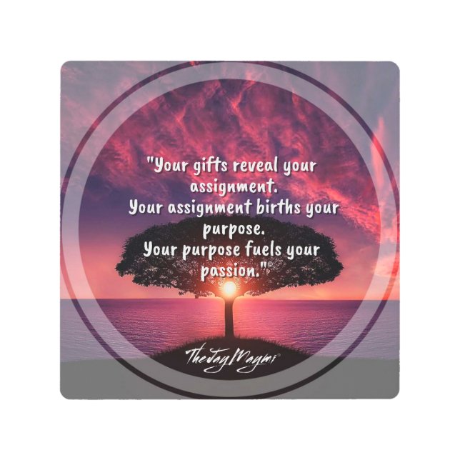 "Assignment" Metal Print (Front)