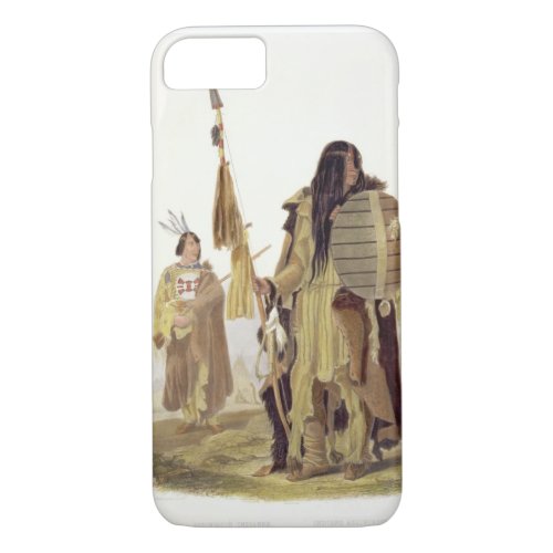 Assiniboin Indians plate 32 from volume 2 of Tra iPhone 87 Case