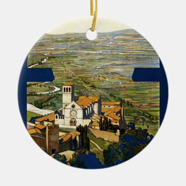 Assisi Ceramic Ornament (Front)