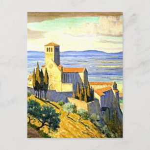 Assisi, Italy - fine art painting Postcard