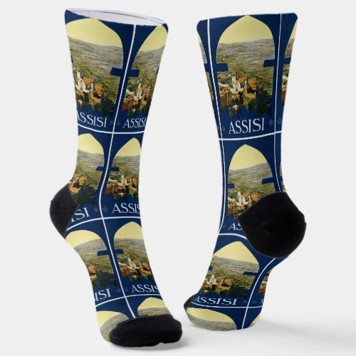 Assisi Italy Socks