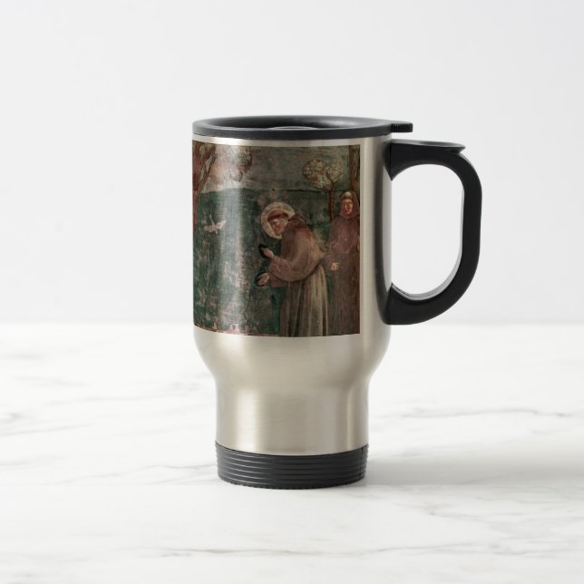 Assisi, St Francis and the birds Travel Mug (Right)