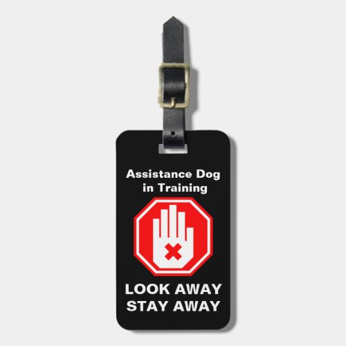 Assistance Dog in Training Hang Tag