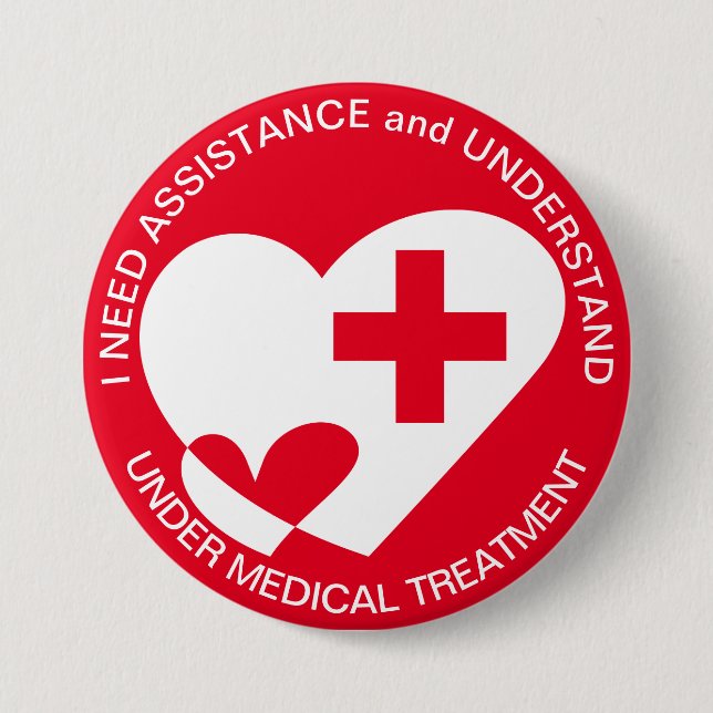 ASSISTANCE/HELP NEED BUTTON (Front)