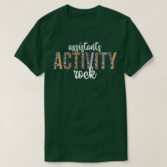 Assistant Activity Rock Activity Professional Week T-Shirt (Design Front)