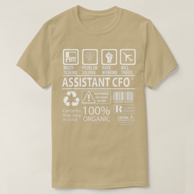 Assistant Cfo T-Shirt (Design Front)