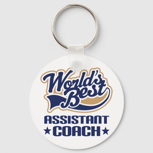 Assistant Coach Gift Keychain (Front)