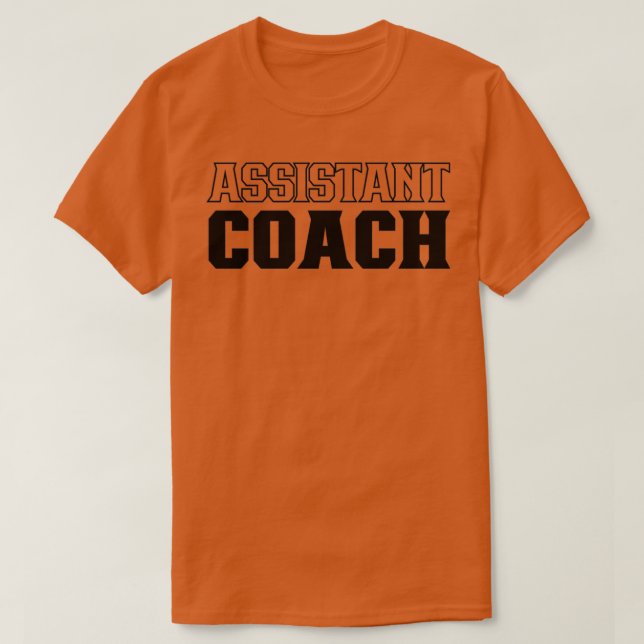 Assistant coache 1 T-Shirt (Design Front)