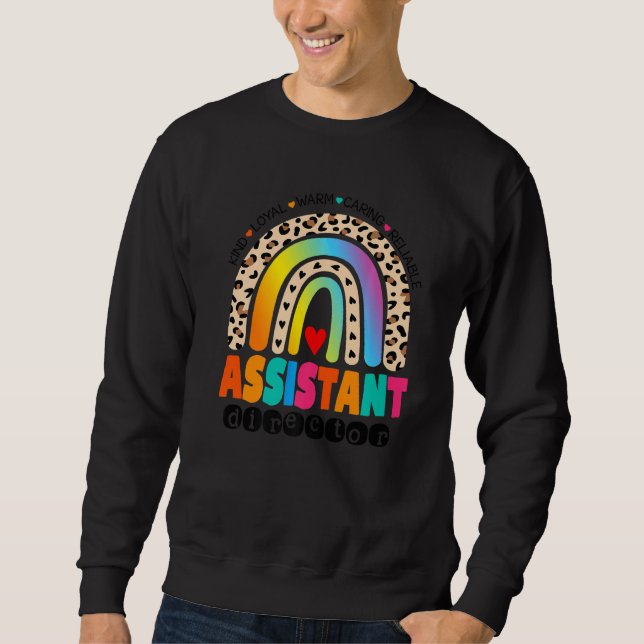Assistant Director Appreciation Week Theater Nursi Sweatshirt (Front)