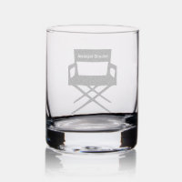 Assistant Director Chair Design Etched Glassware