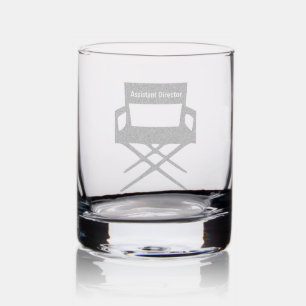 Assistant Director Chair Design Etched Glassware