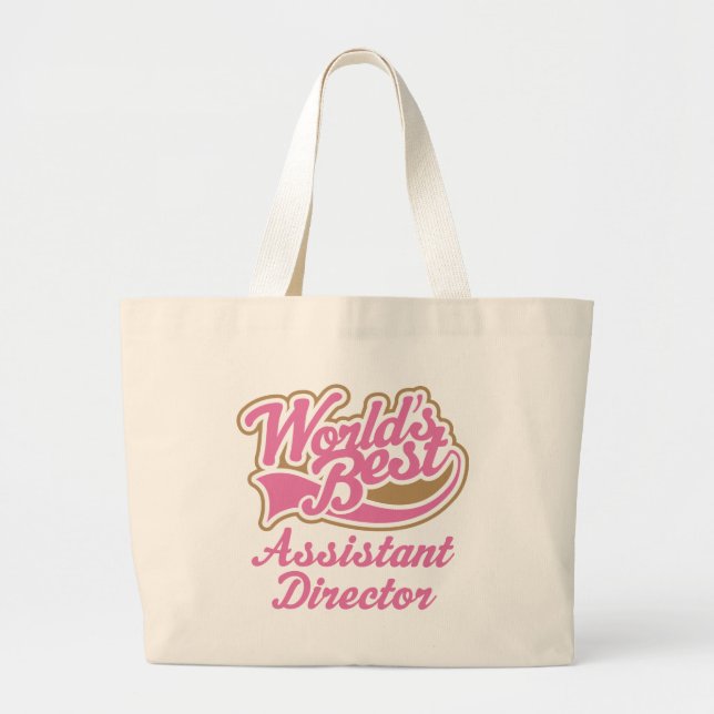 Assistant Director Gift Large Tote Bag (Front)