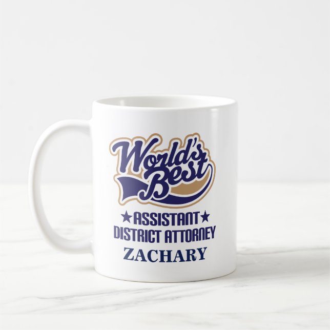 Assistant District Attorney Personalized Mug Gift (Left)