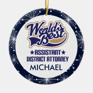Assistant District Attorney Personalized Ornament