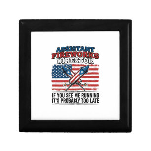 Assistant Fireworks Director Funny Patriotic Shirt Gift Box