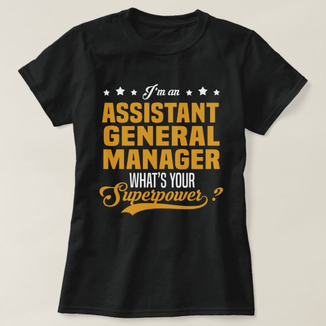 Assistant General Manager T-Shirt (Design Front)
