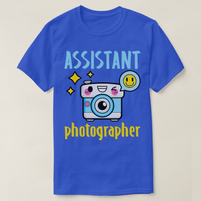 Assistant Photographer Kids Toddlers Camera  T-Shirt (Design Front)