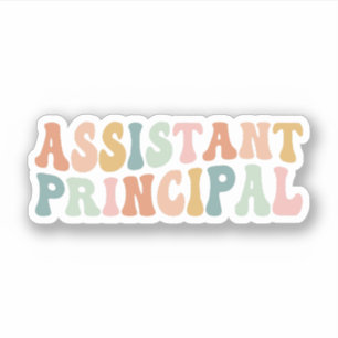 Assistant Principal Appreciation Gifts Sticker