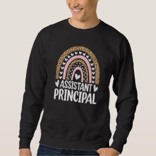 Assistant Principal Appreciation Leopard Print Rai Sweatshirt