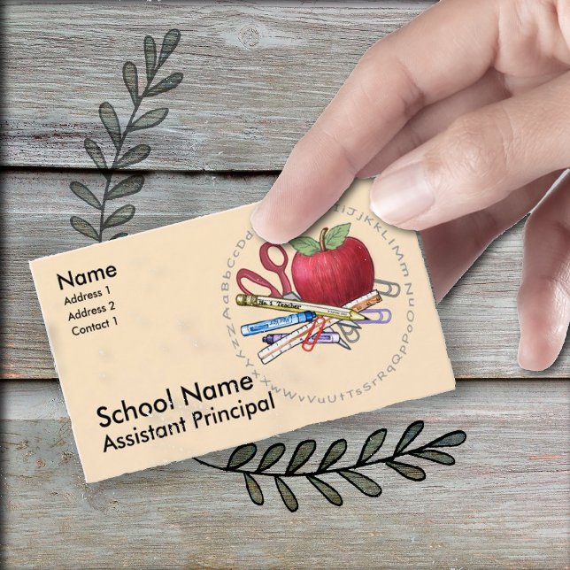 Assistant Principal business cards (Creator Uploaded)