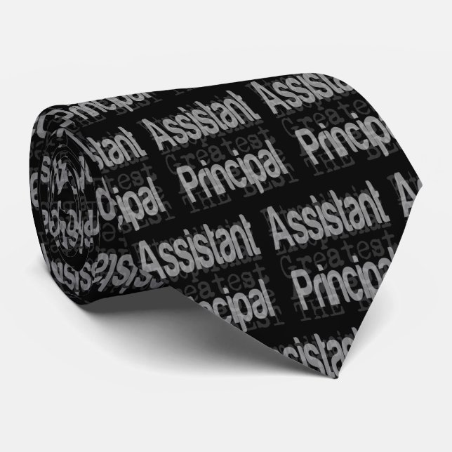 Assistant Principal Extraordinaire  Neck Tie (Rolled)