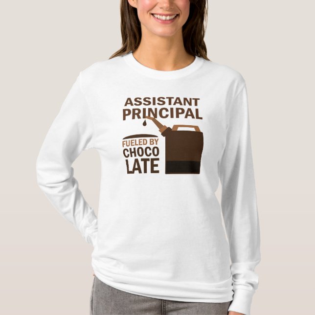 Assistant Principal (Funny) Chocolate T-Shirt (Front)