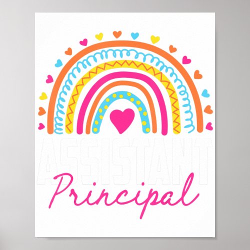 Assistant Principal Funny Job Title School Worker  Poster