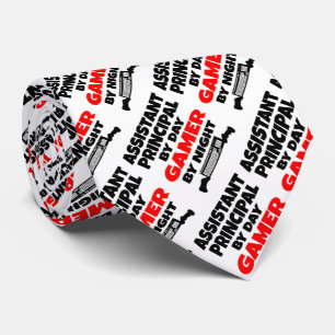 Assistant Principal Gamer Neck Tie