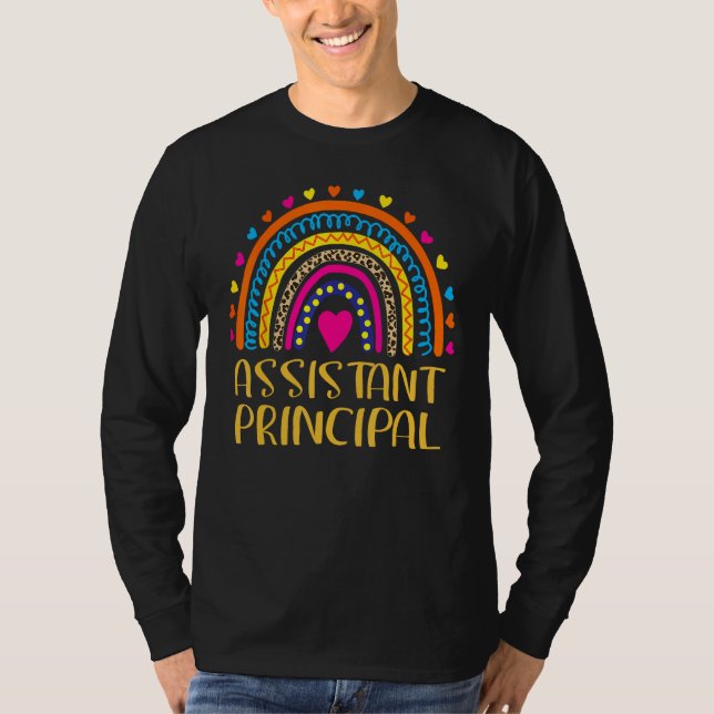 Assistant Principal Last Day Of School Teacher App T-Shirt (Front)